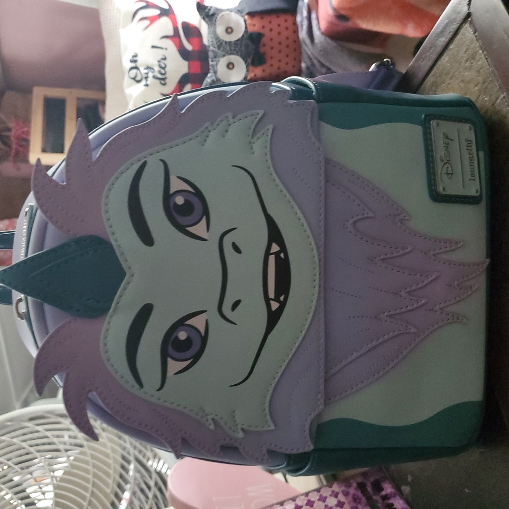 Disney Purple and Green Dragon Women's Backpack From Raya And The Last Dragon